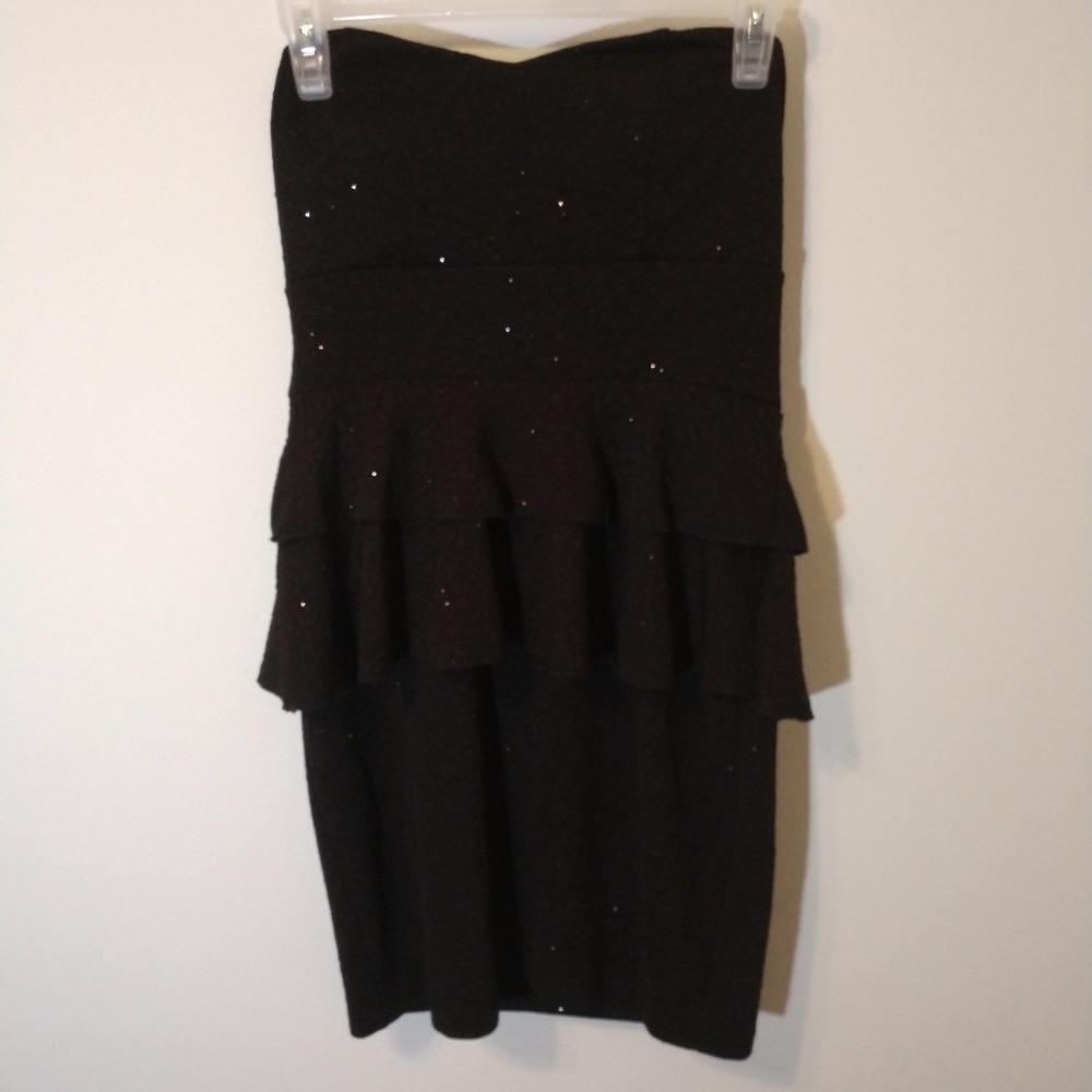 Black Sparkling Emerald Sundae dress size L
